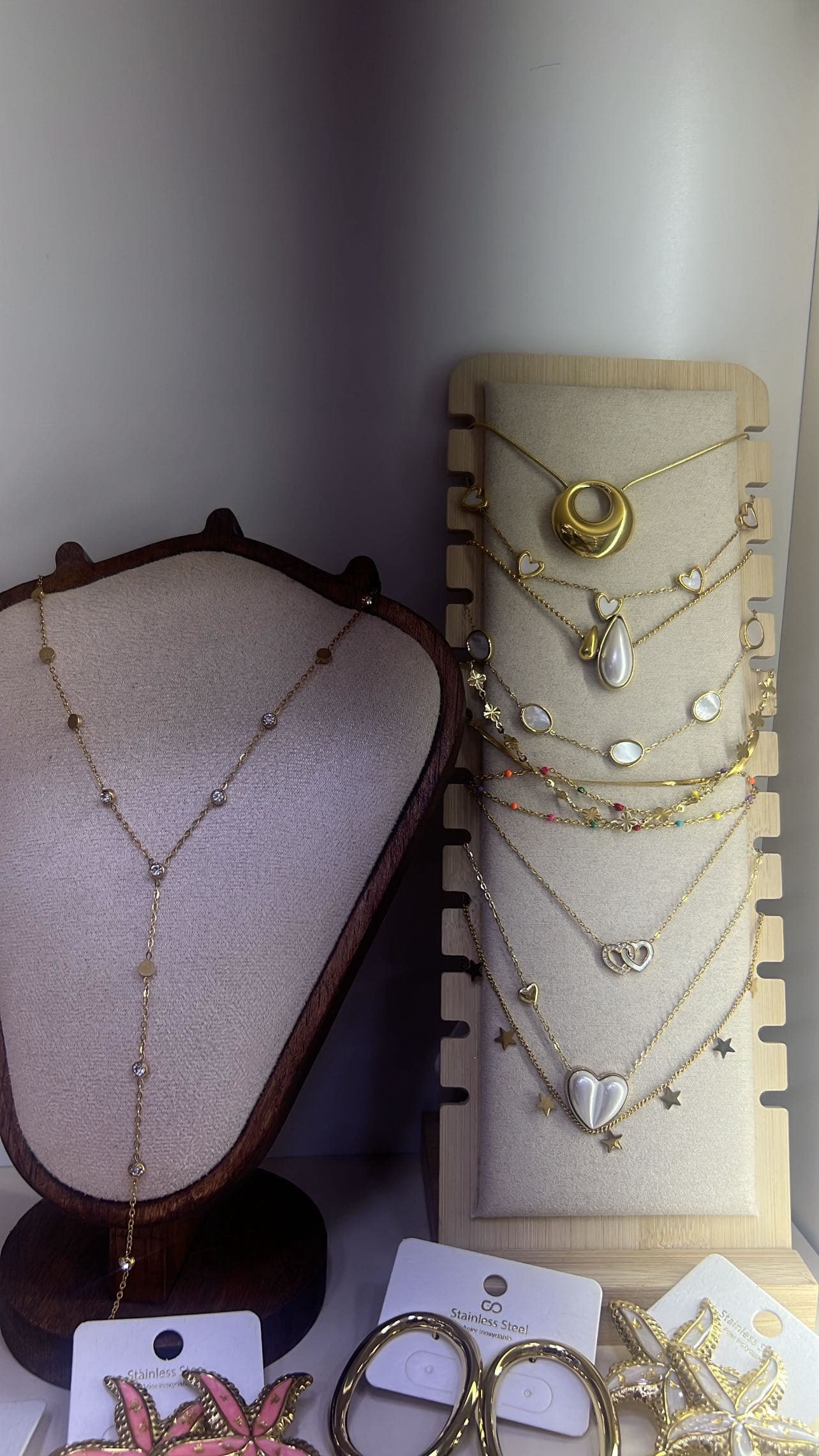 Collier sautoir en Y en Acier Inoxydable